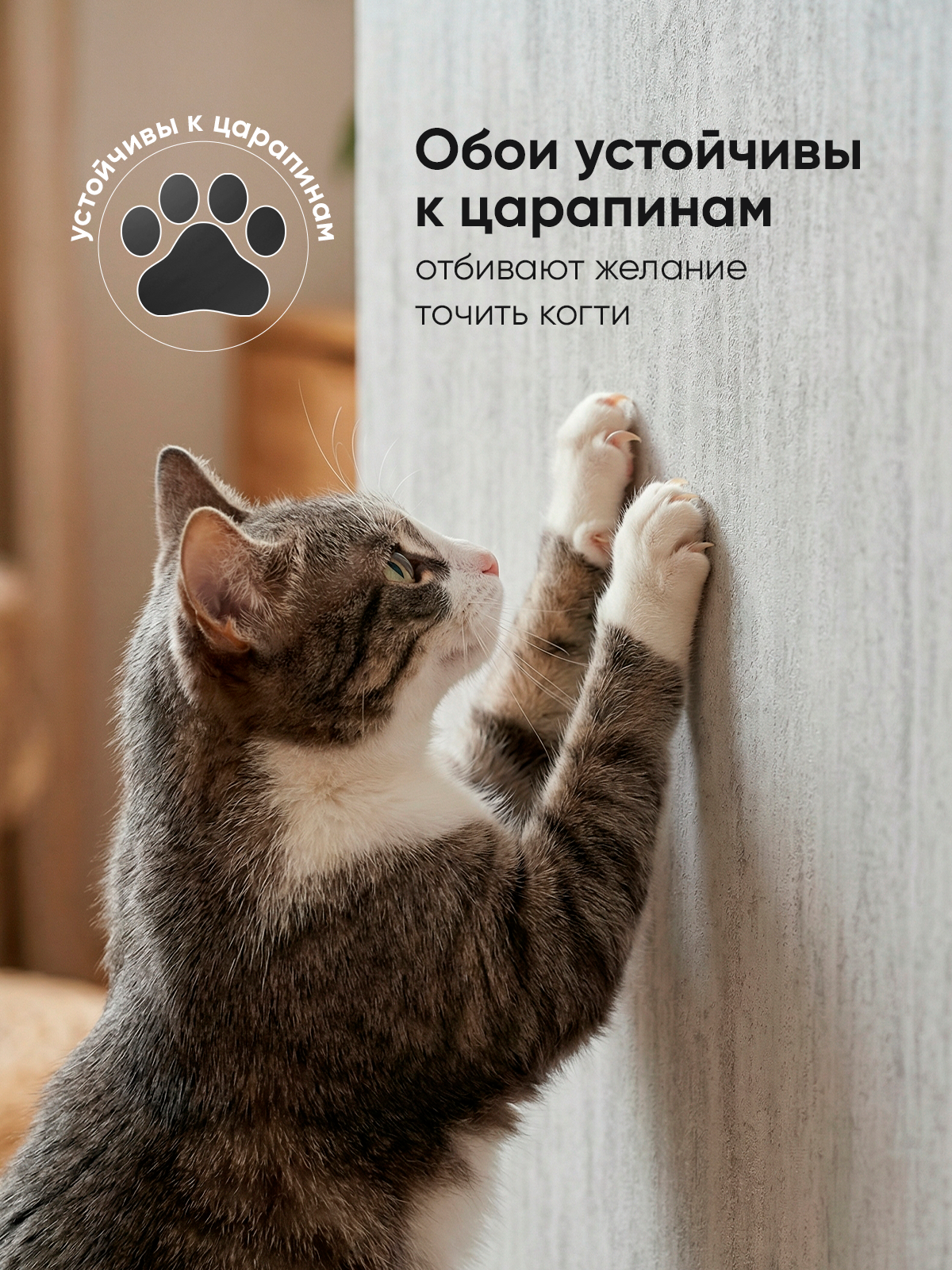 Обои самоклеящиеся под штукатурку Травертин 368 белый
